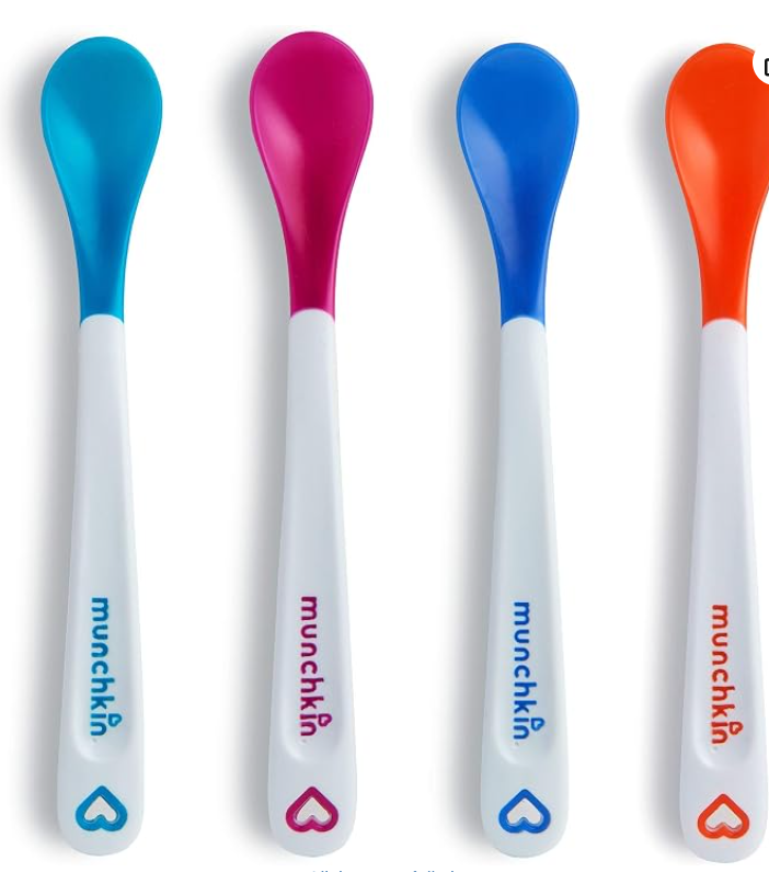 Munchkin White Hot Safety Spoons – 4pk