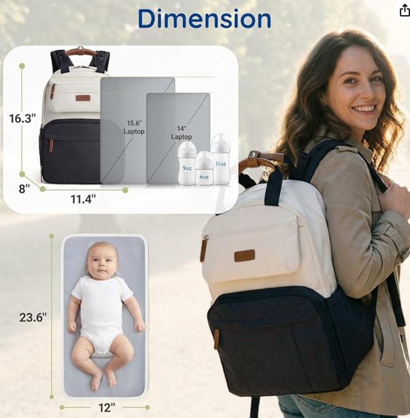 Mommore Diaper Backpack Bags - Image 2