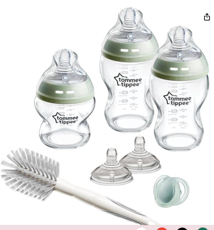 Tommee Tippee Natural Start Glass Newborn Starter Set - Image 2