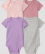 Carter's Just One You Onesies - 4pk - Pink, 3mths