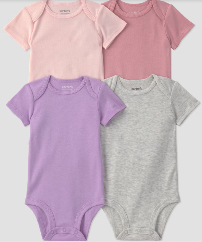 Carter's Just One You Onesies - 4pk