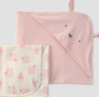 Carter's Just One You Baby Towels 2pk - Light Pink