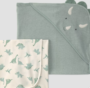 Carter's Just One You Baby Towels 2pk - Green