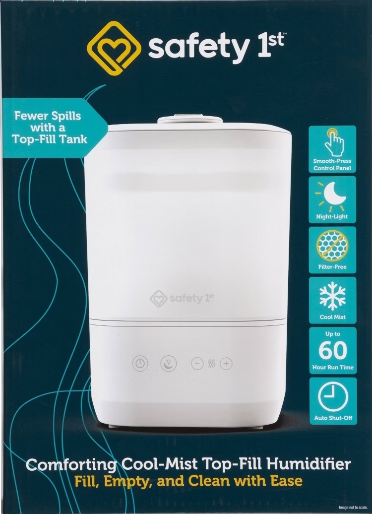 Safety 1st Comforting Cool-Mist Top-Fill Humidifier