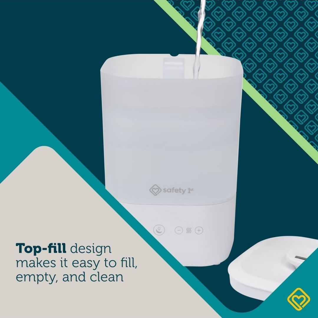 Safety 1st Comforting Cool-Mist Top-Fill Humidifier - Image 2